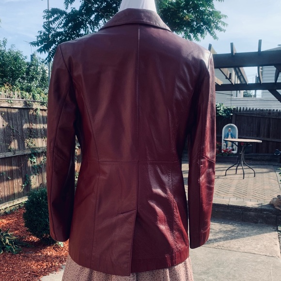 WILSON LEATHER Notch Collar Leather Jacket - Picture 5 of 5